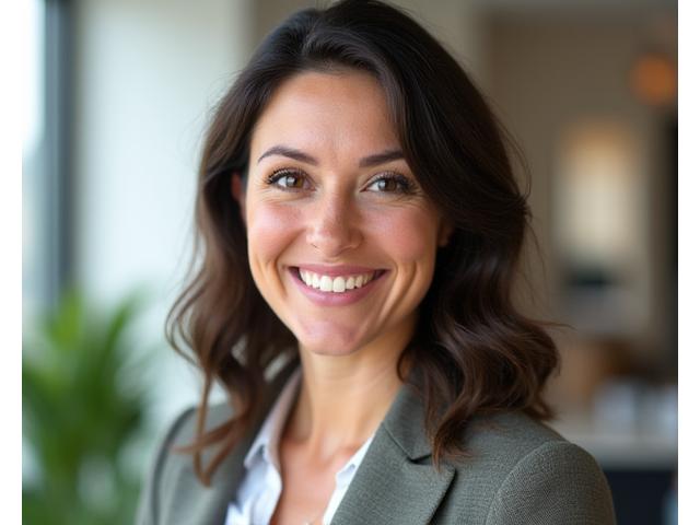 Ana García, coach de bienestar de Vitales Mañana, sonriendo amablemente.