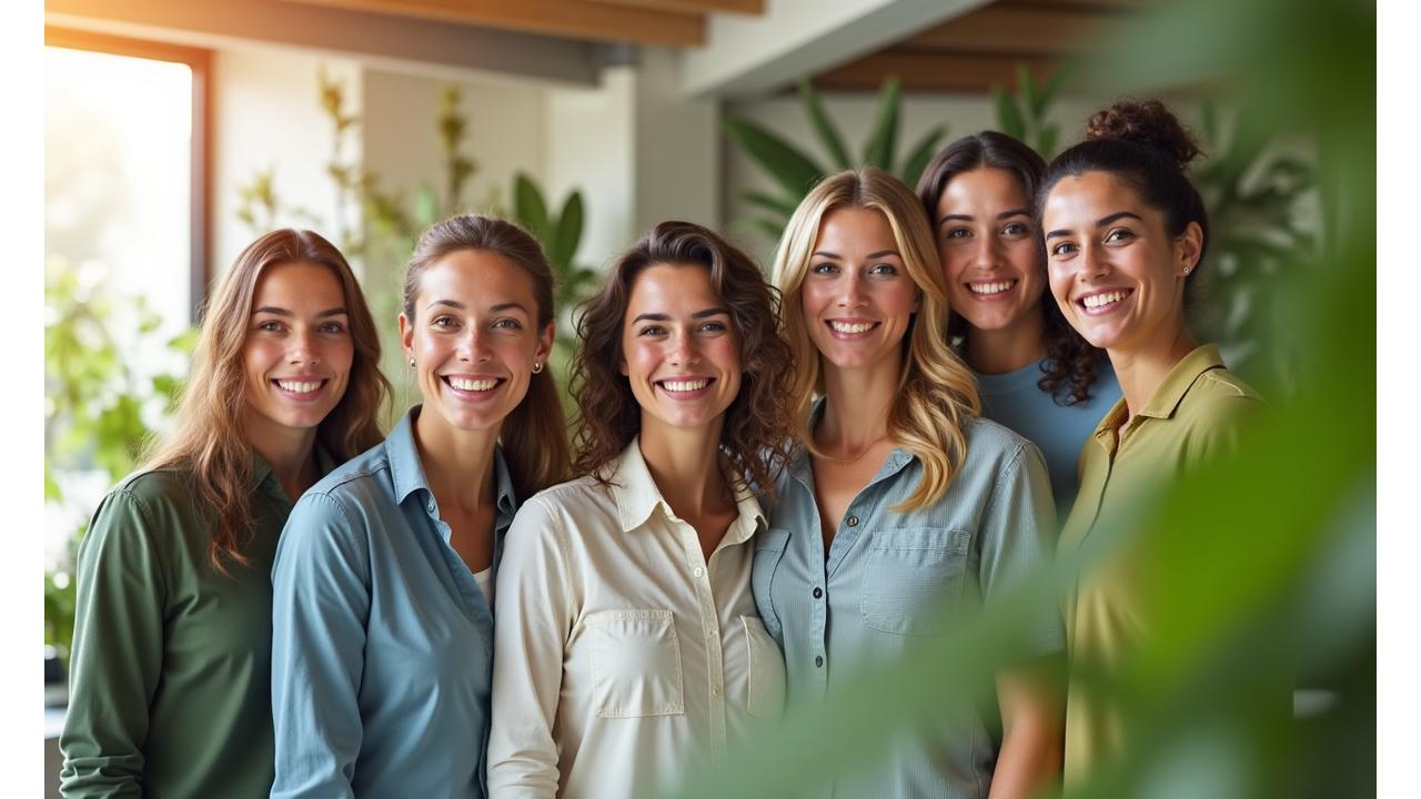 Equipo de Vitales Mañana sonriendo en un entorno luminoso y al aire libre, representando salud y colaboración.